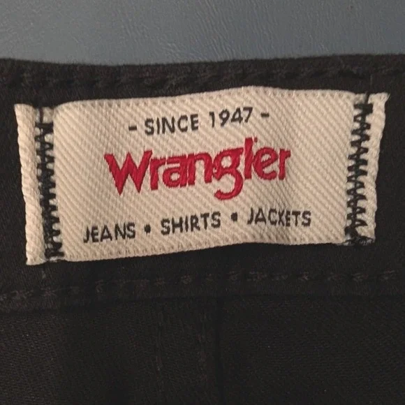 NWT Wrangler Bold Boot Jeans Women 12x32 Black High Rise Stretch 10MT1BTBL - Picture 7 of 14